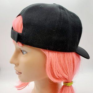 Novelty Hat New Handmade Black Adjustable Iron On Patch Humor NWT